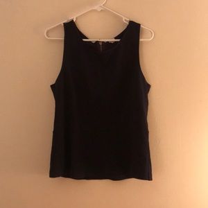 Navy blue J Crew peplum tank!